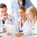 Major responsibilities and interactions of professionals with the EHR system